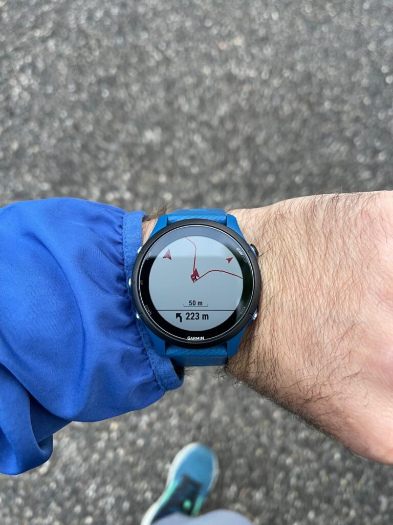 Standing on asphalt before entering my first mountain single track trail.